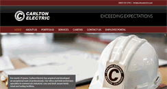 Desktop Screenshot of carltonelectric.com